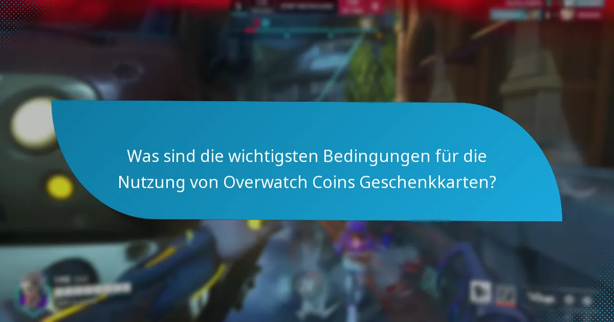 Wie löse ich eine Overwatch Coins Geschenkkarte ein?